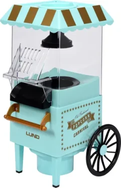 Lund Popcornovač vozík / Horkovzdušný popcornovač / 1200 W / 50-60 g za 3 min (TO-68260)