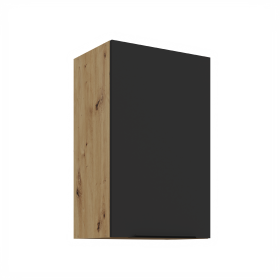 Horní skříňka Aria 45 G-72 1F Barva korpusu: Dub artisan, Barva dvířek: BL - Black AFM