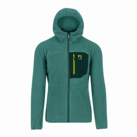KARPOS M Moiazza Retro Hoodie Fleece, North Atlantic/Forest velikost: L