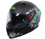 Integrální helma Xrc Monsters matt black - L / černá