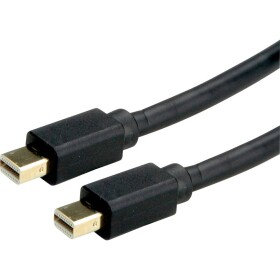 Roline DisplayPort kabel Mini DisplayPort konektory, Mini DisplayPort konektory 1.00 m černá 11.04.5817 DisplayPort 1.4 Kabel DisplayPort