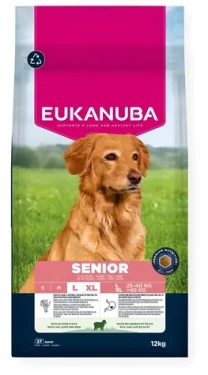 Eukanuba Senior Large Giant Lamb Rice 12 kg / Granule pro psy / pro velká a obří plemena