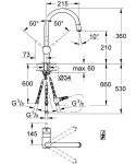 GROHE - Minta Dřezová baterie s výsuvnou koncovkou, chrom 32511000