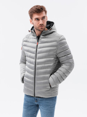 Pánská bunda Ombre Jacket C368-1 Grey