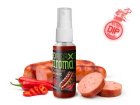 Delphin Dipovací sprej AromaX 30ml - Frankfurtská klobása - Chilli/červená,Delphin Dipovací sprej AromaX 30ml - Frankfurtská klobása - Chilli/červená