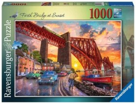 RAVENSBURGER Forth Bridge při západu slunce Skotsko 1000 dílků