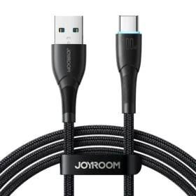 Joyroom SA32-AC6 Nabíjecí kabel USB-A (M) - USB-C (M) 100W 1.0m černá (SA32-AC6 1m Bl)