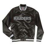 Mitchell & Ness Pánská bunda Las Vegas Raiders NFL Lightweight Satin Velikost: S