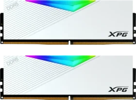 ADATA Lancer RGB 64GB (2x32GB) bílá / Paměť RAM / DDR5 / 6000MHz / CL30 / XMP 3.0 (AX5U6000C3032G-DCLARWH)
