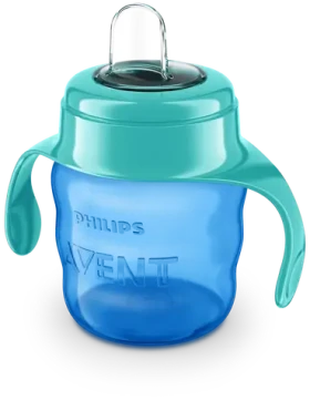 Philips Avent Hrneček Classic SCF551 modrá / 200 ml / od 6 měsíců / s náustkem a držadly
