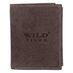 Pánská kožená peněženka Wilderness, hnědá