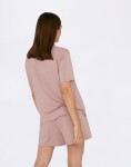 Tričko Organic Basics Soft Touch Boxy Tee Dusty Rose