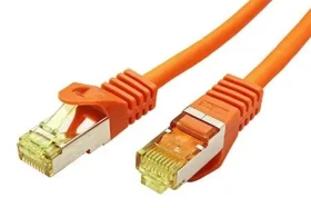 Goobay Patch kabel S/FTP Cat7 15m oranžová / Patch kabel / RJ45 / LSZH (91651)
