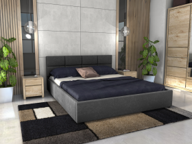 FRONTI Postel LIDIA 180x200 grafit