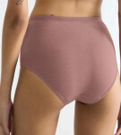 Dámské kalhotky GO Daily Cotton Highwaist - BROWN - sv. hnědé 1141 - SLOGGI BROWN L