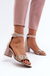 Sandály Na Podpatku Maciejka 04141-49 Béžové 37