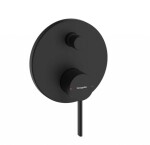 HANSGROHE - Zesis S Baterie pod omítku, pro 2 spotřebiče, matná černá 74415670