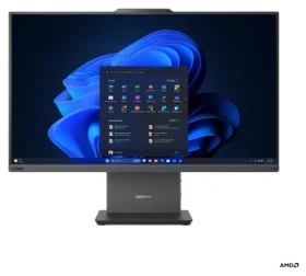 Lenovo ThinkCentre neo 55a 24 Gen 6 šedá / All-in-one počítač / 23,8" FHD / Ryzen AI 7 350 / 16GB / 512GB SSD / W11P (13F80004CK)