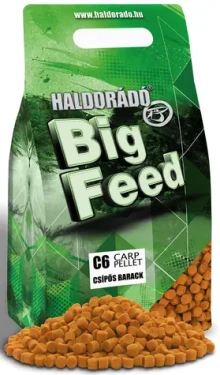 Haldorádó Pelety Big Feed C6 Pellet 2kg 6mm Pikantní broskev (HD30840)