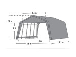 Plachtový přístřešek – ShelterLogic 3,8 × 6,1 m