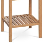 Regál, 3 police, masiv bambus, přírodní odstín, nosnost 9 kg