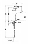 DURAVIT - DuraStyle Basic Umyvadlová baterie, MinusFlow, chrom N11022002010