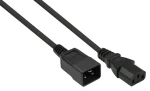 Kabelmeister prodlužovací kabel C20-C13 černý 0,5 m / Prodlužovací kabel / IEC C20 (M) - IEC C13 (F) / 10 A (SK2030-S005)