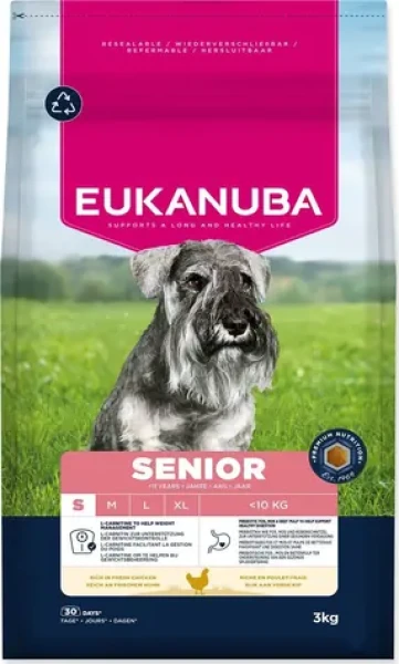 Eukanuba Senior Small / Granule / pro seniory malých a miniaturních plemen / kuřecí / 3 kg (1724-279478)