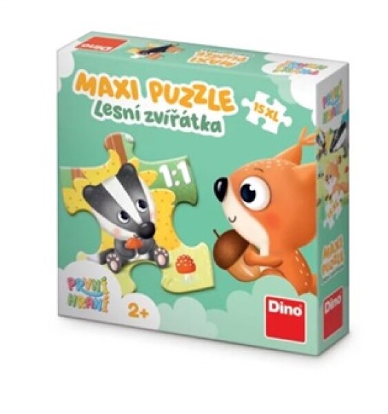 PRVNÍ HRANÍ: LESNÍ ZVÍŘÁTKA 15 maxi Puzzle