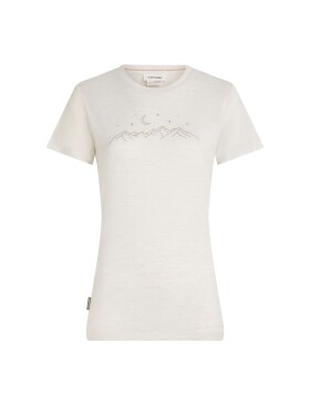 ICEBREAKER Wmns Merino 150 Tech Lite SS Tee Sparkling Sta, Ecru Heather (vzorek) velikost: S