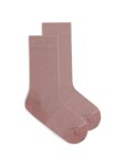 Dámské městské merino ponožky ICEBREAKER Wmns Lifestyle Fine Gauge Crew, Summit/Acid Pink velikost: 40-43 (LXL)