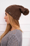 Fleecová čepice Justyna K253 cappuccino UNI
