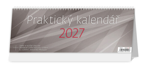 Stolní kalendář 2027 Helma Praktický OFFICE