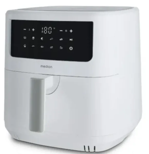 Medion Life MD 11750 P10 XL bílá / Horkovzdušná fritéza / 2150 W / 6,8 l / Dotykový displej (50078160)