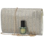 Třpytivé dámské psaníčko Michelle Moon Florida, zlaté