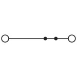 Phoenix Contact 3209519 průchodková svorka 5.2 mm pružinová svorka šedá 50 ks