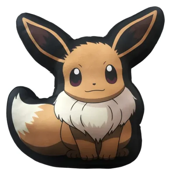 NEMESIS NOW Polštář Pokémon Eevee / Polštář / 40x40 cm / Polyester (XC6796X3EPM)