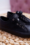 Dětské Kožené Tenisky BIG STAR EE374034 Černé 30