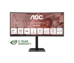 AOC MT 34" CU34E4CV - 3440x1440,VA,120Hz,HDR10,2xHDMI,DP,USBhub,USB-C,RJ45,repro,Zakřivený EDF_492080