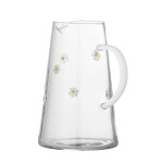 Bloomingville Džbán Buzz Clear Glass 800 ml, čirá barva, sklo