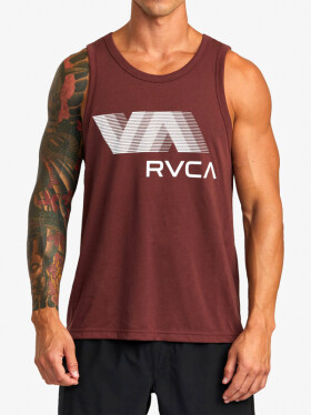 RVCA BLUR MAHOGANY pánské tílko - XXL