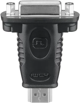 Goobay 68098 černá / Redukce / DVI-D(M) - HDMI(F) / video (68098)