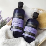 Baylis & Harding Přírodní sprchový gel Goodness Sleep Lavender/Bergamot 500 ml, fialová barva, modrá barva, plast