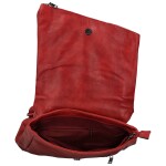 Trendy dámský koženkový kabelko-batůžek Alphonse, červený