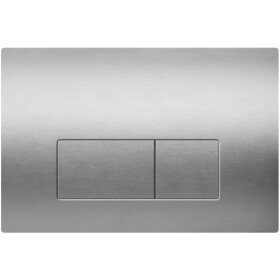 CERANO Ovládací tlačítko splachování Prime/Modulo - ABS - stříbrná