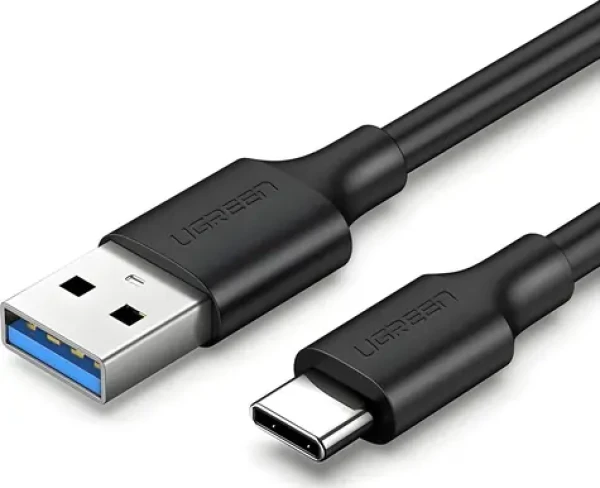 Ugreen černá / Datový kabel / USB-A - USB-C / 1 m (20882)