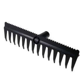 STREND PRO 211825 Hrábě s hranou, 13 zubů, plast, bez násady