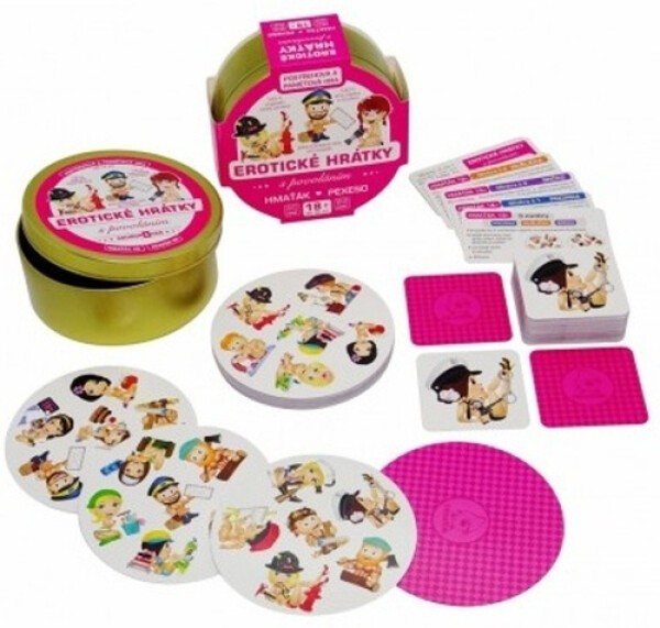 Erotické hrátky povoláním 2v1 plechové krabičce