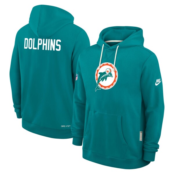 Nike Pánská mikina Miami Dolphins NFL 2025 Sideline Vintage Alternate Hoodie Velikost: XL