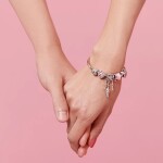 ELENYS Royal Fashion stříbrný kompletní náramek s přívěsky Milovaný lapač snů 4015 Velikost: 19 cm